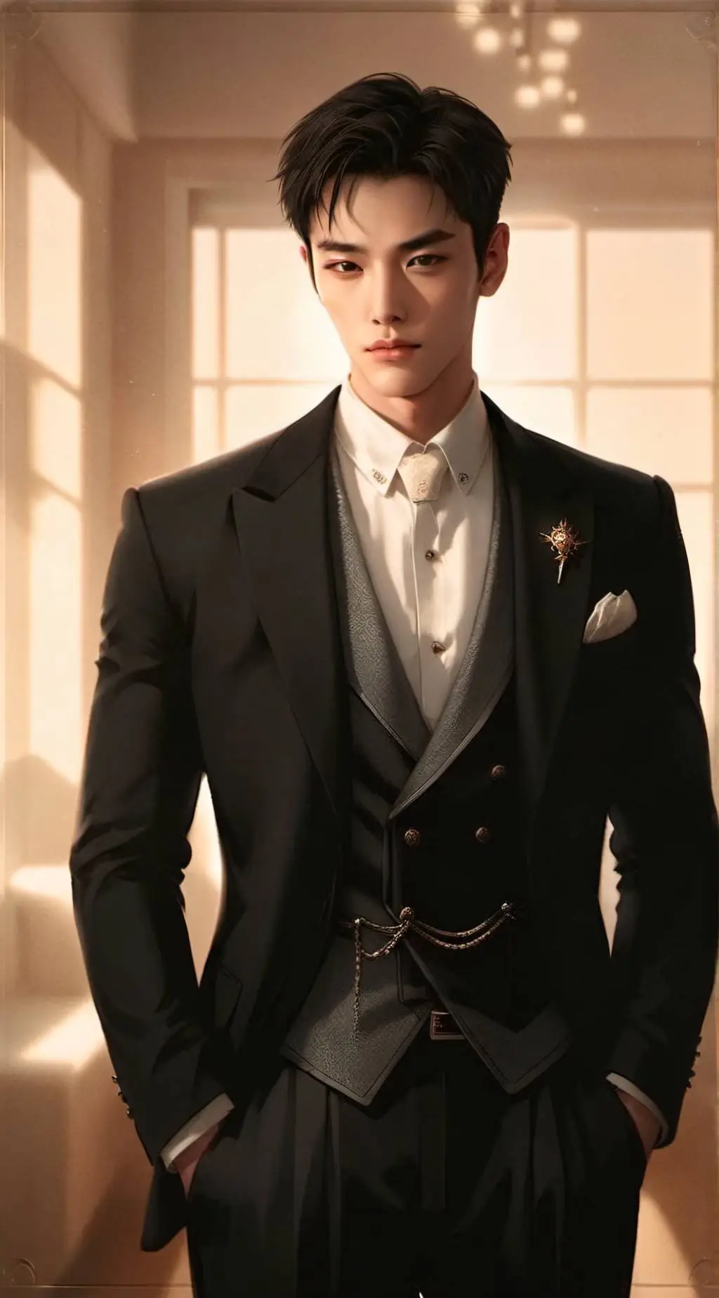 ai character: Jackson Liam  background