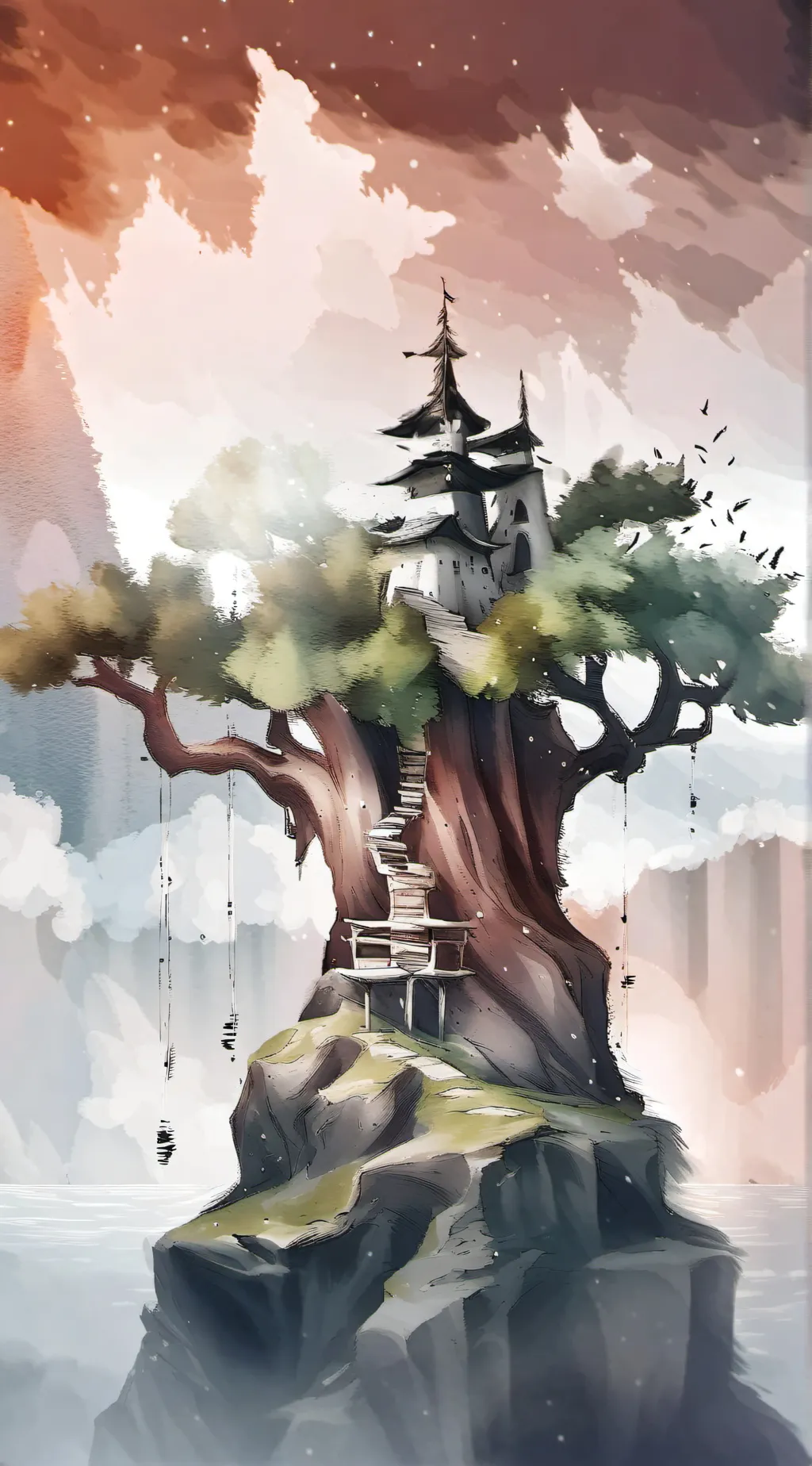 ai character: sad monke background