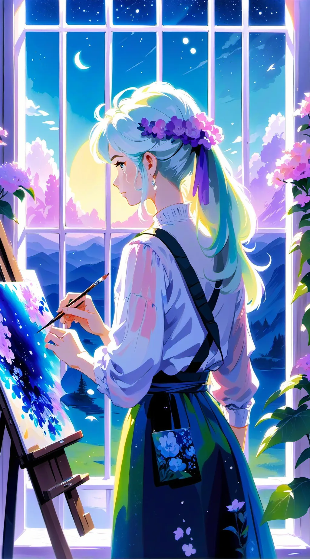 ai character: life is a wonder background