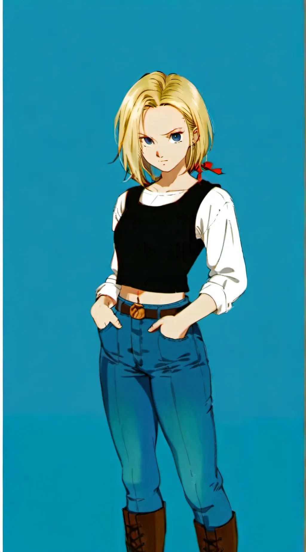 ai character: android18Z background
