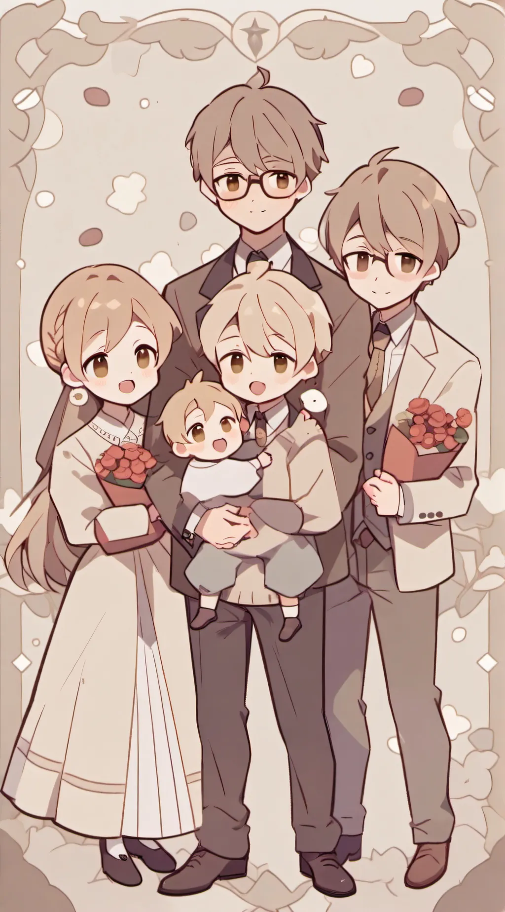 ai character: Nordic Family background