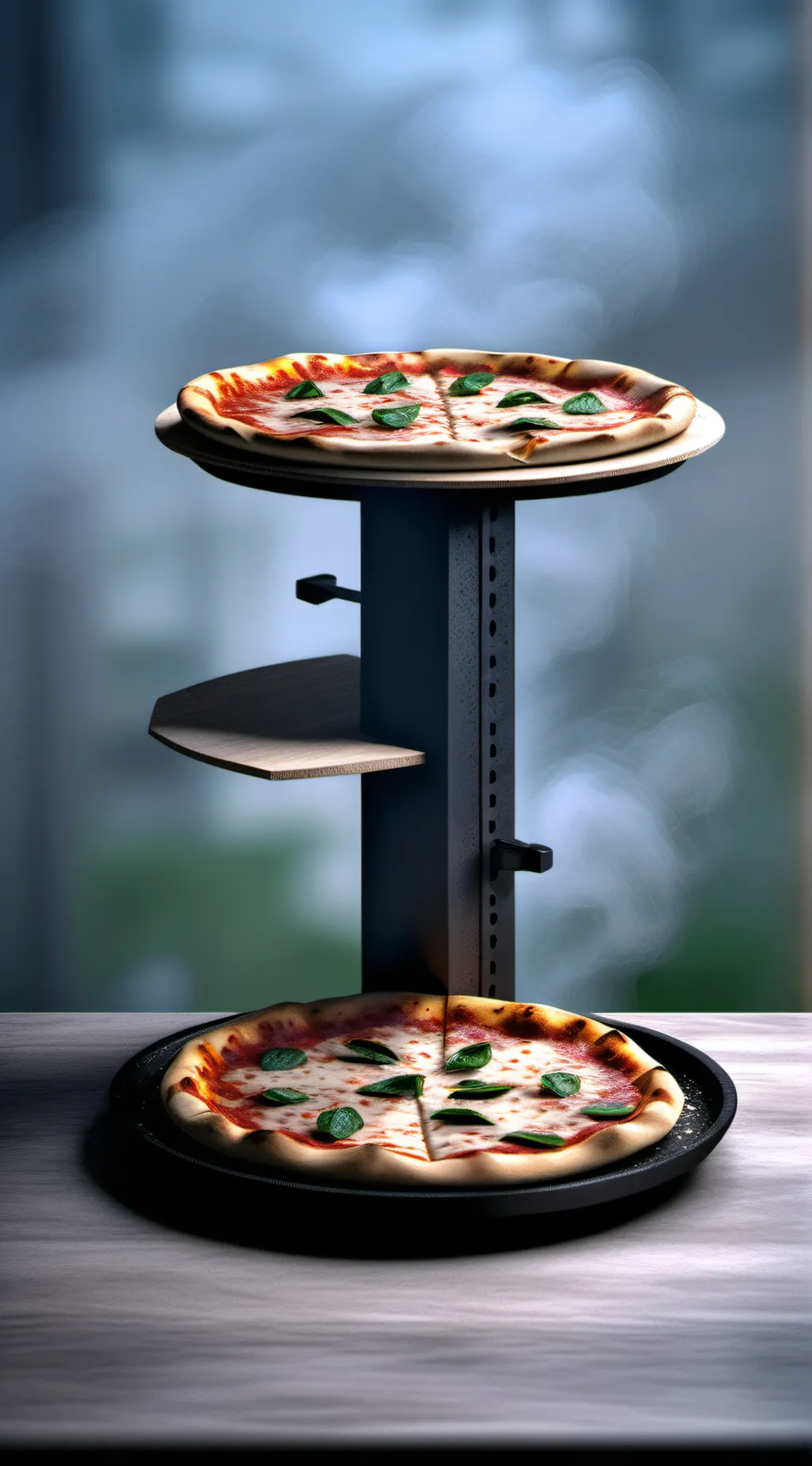 ai character: pizza tower background