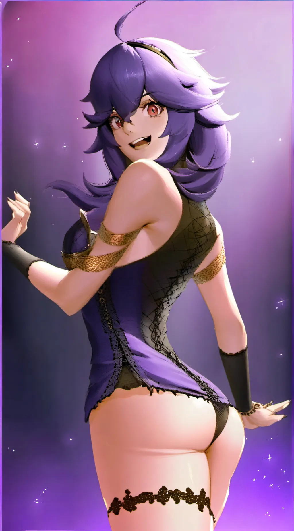 ai character: Scarlet background