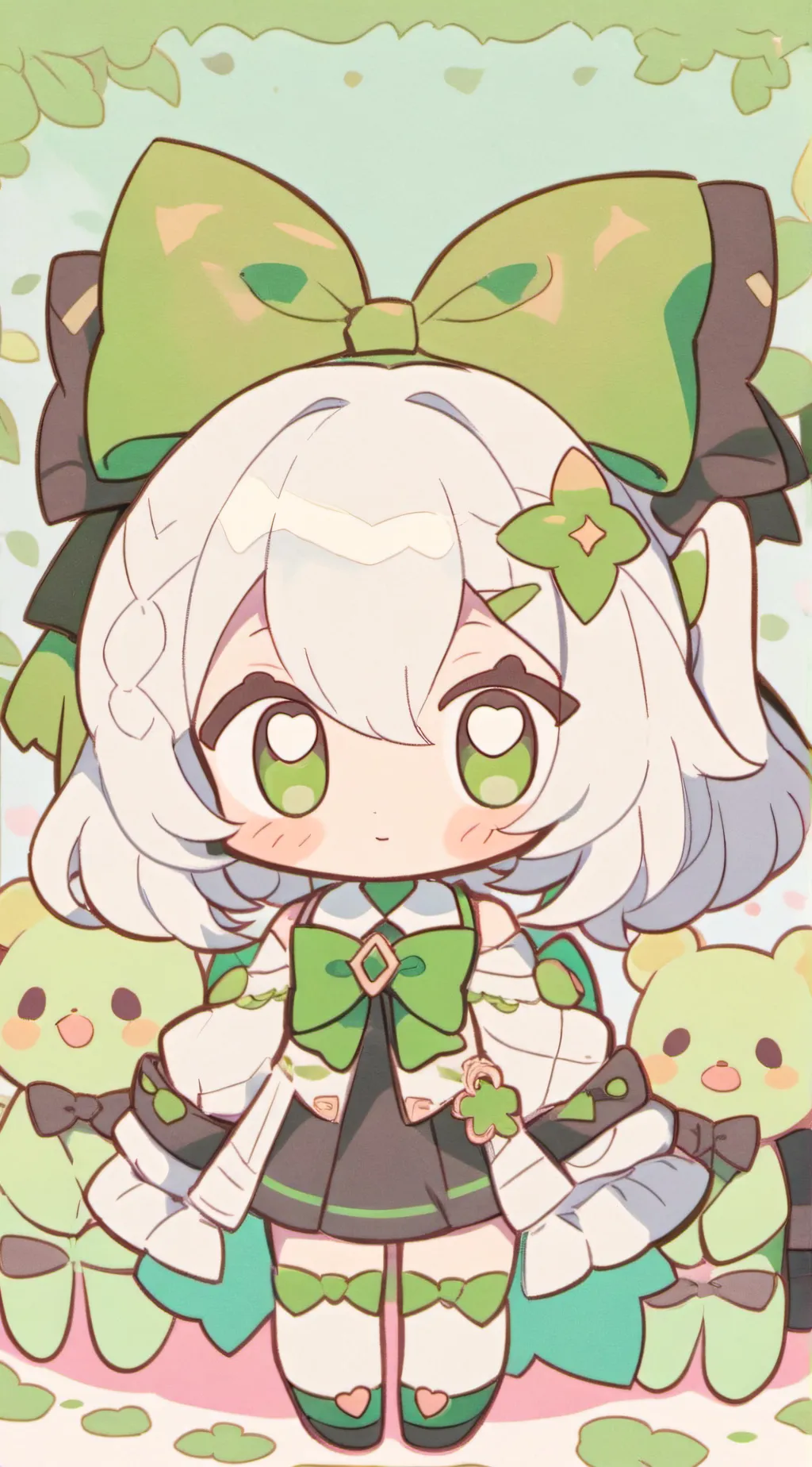 ai character: greenbow TADC. background