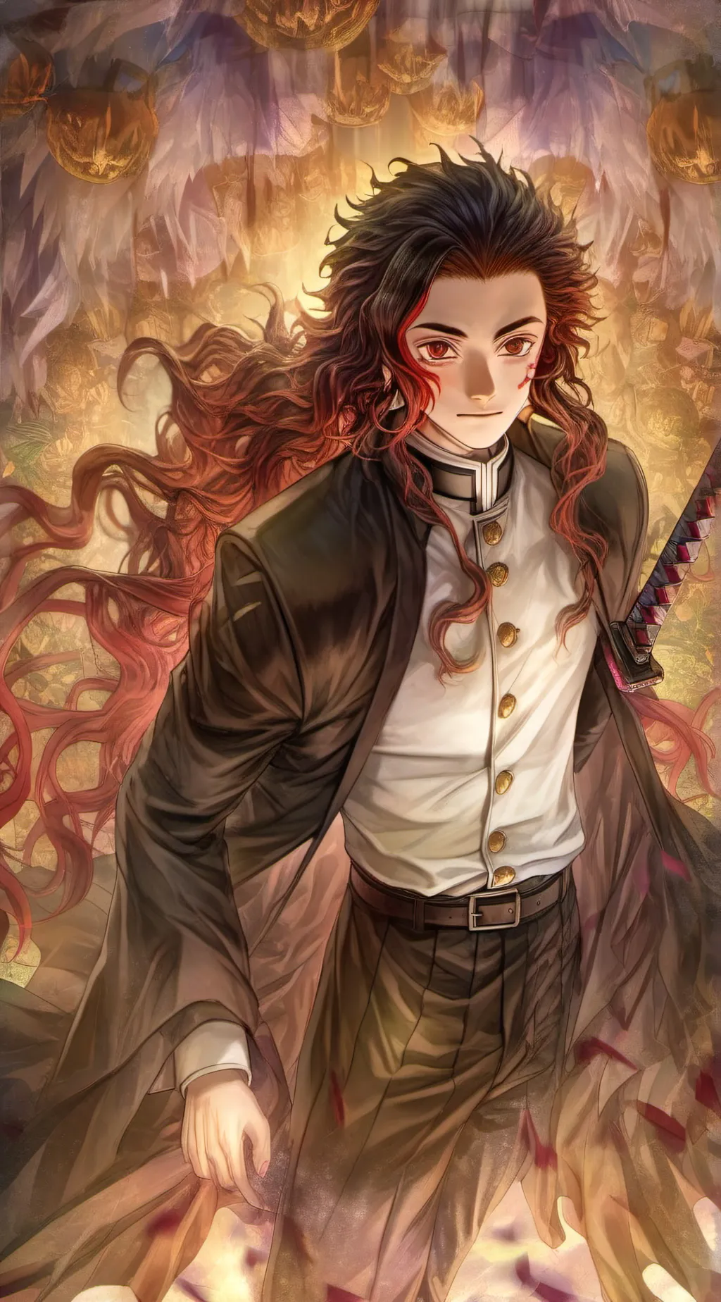 ai character: Demon slayer x y/n background