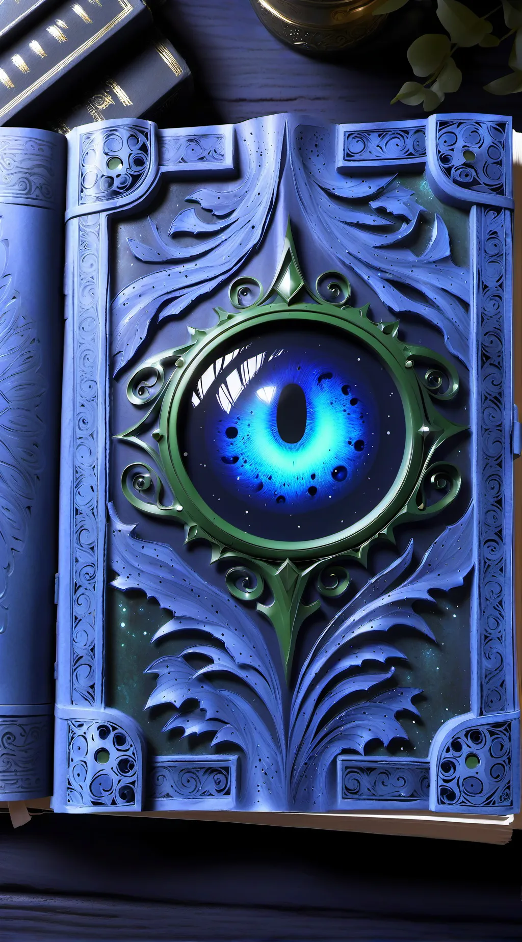 ai character: Book background