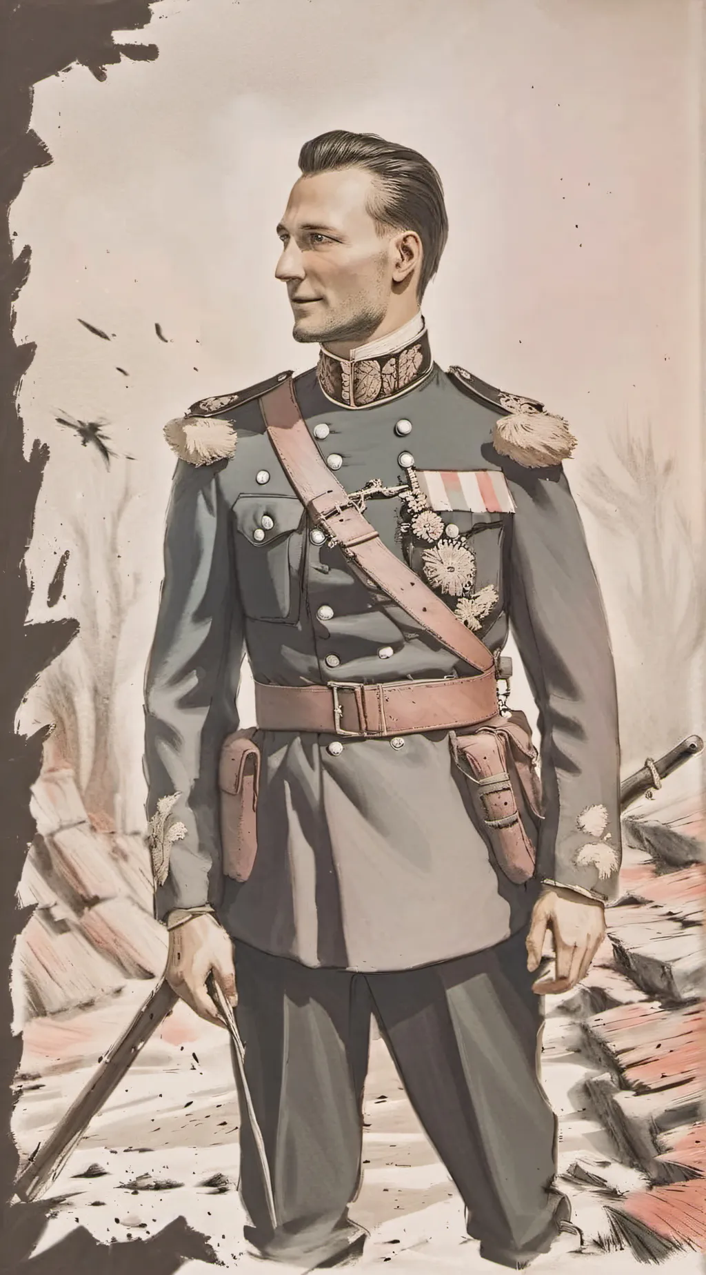 ai character: Waffenss kommandan background