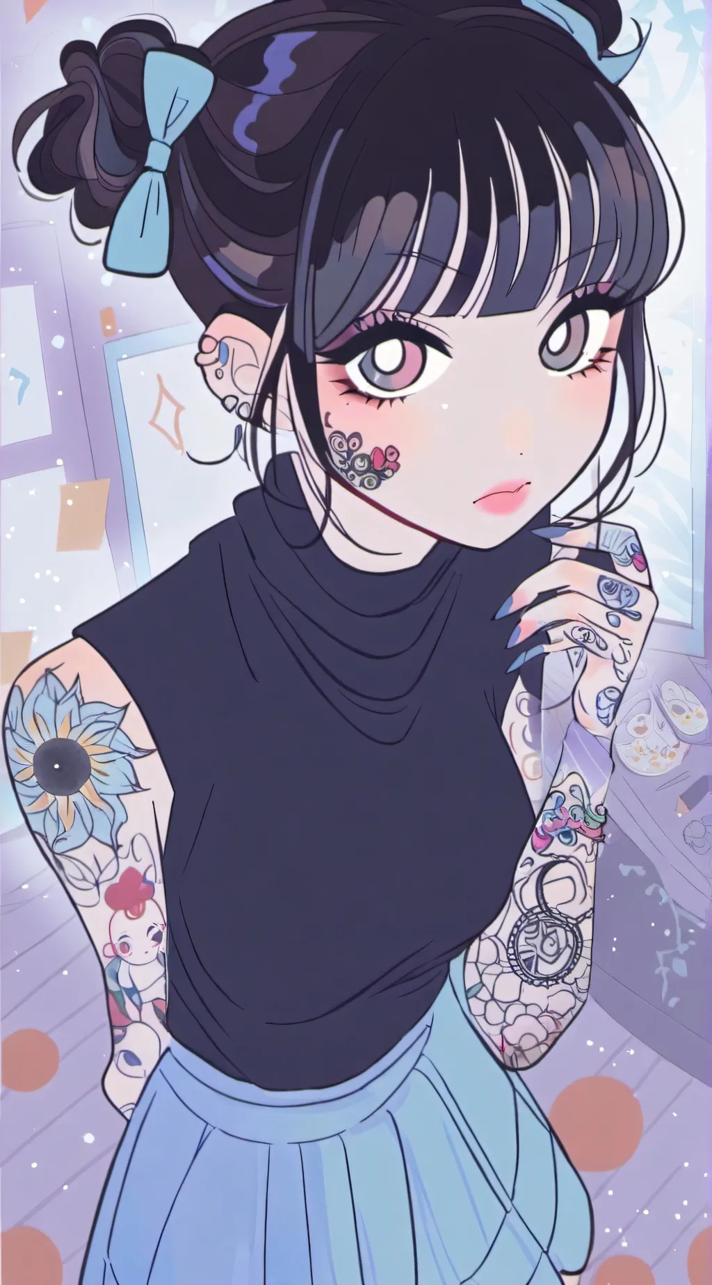 ai character: Duri background