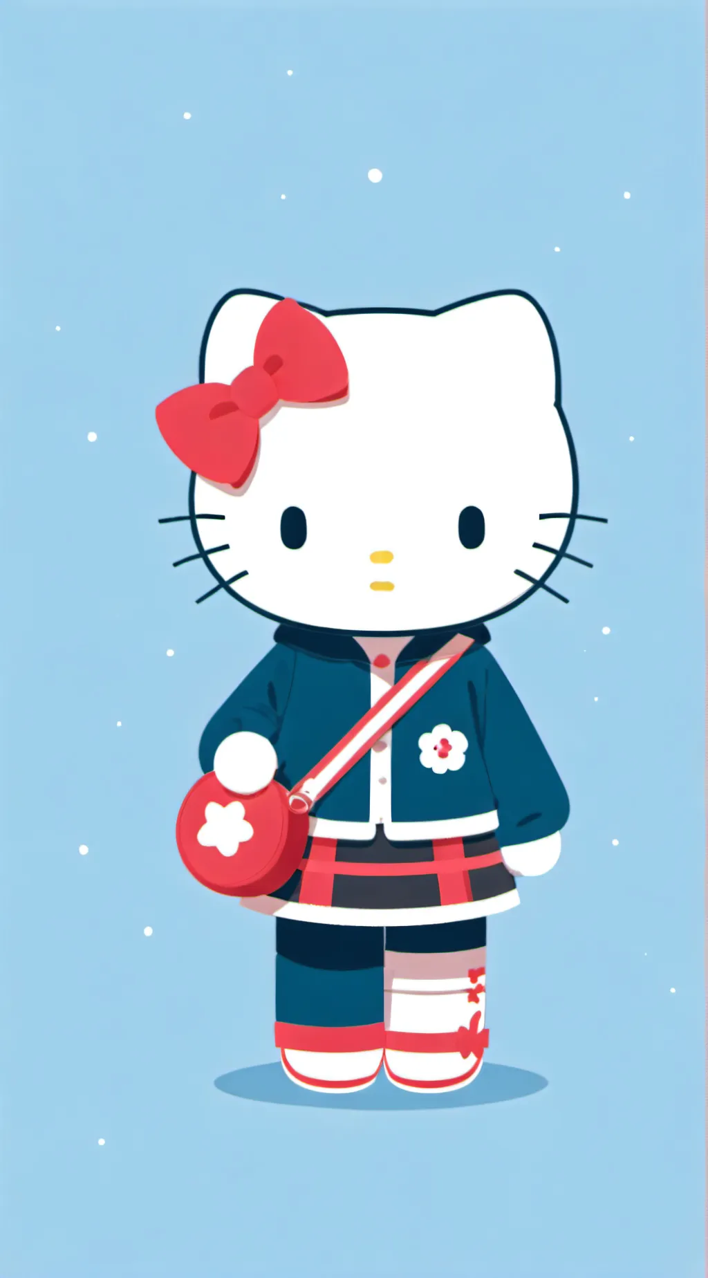 ai character: Hello Kitty background
