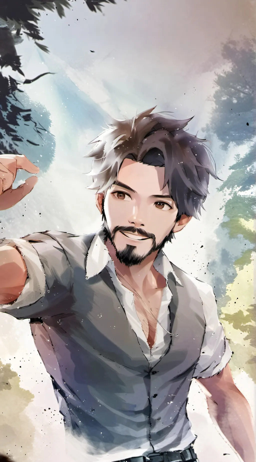 ai character: Kny but hate u  background