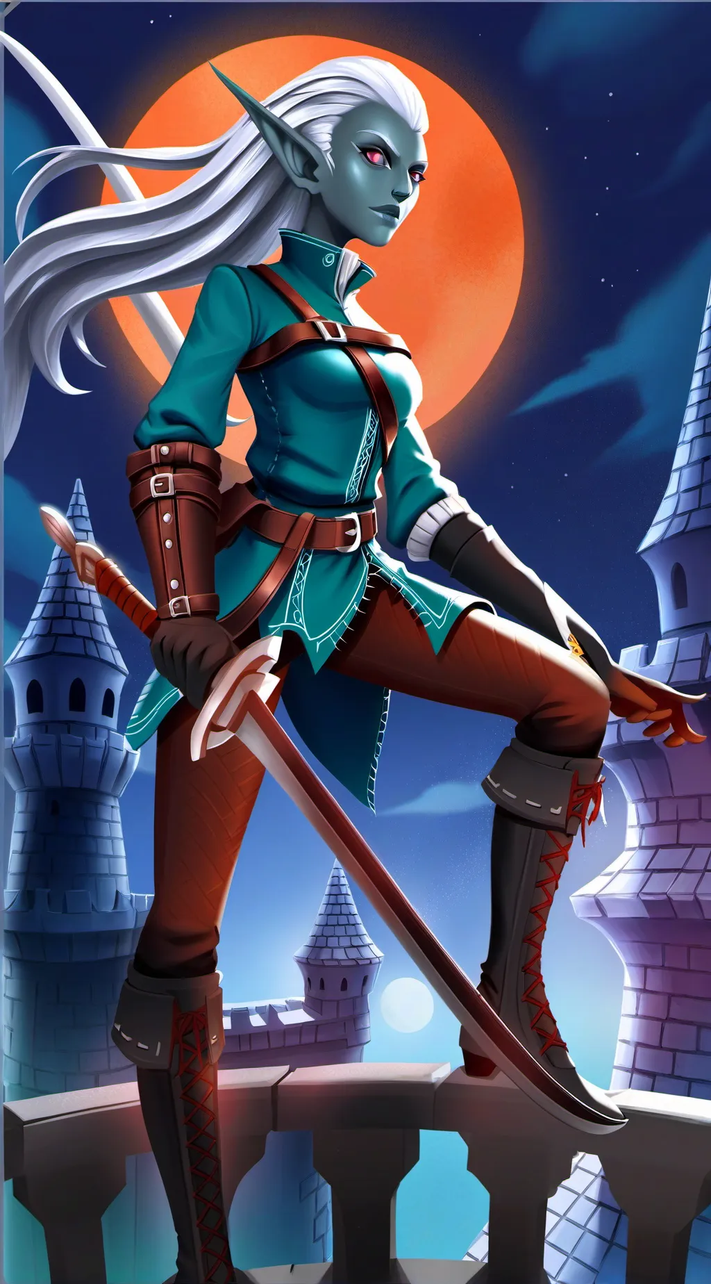 ai character: Aria background
