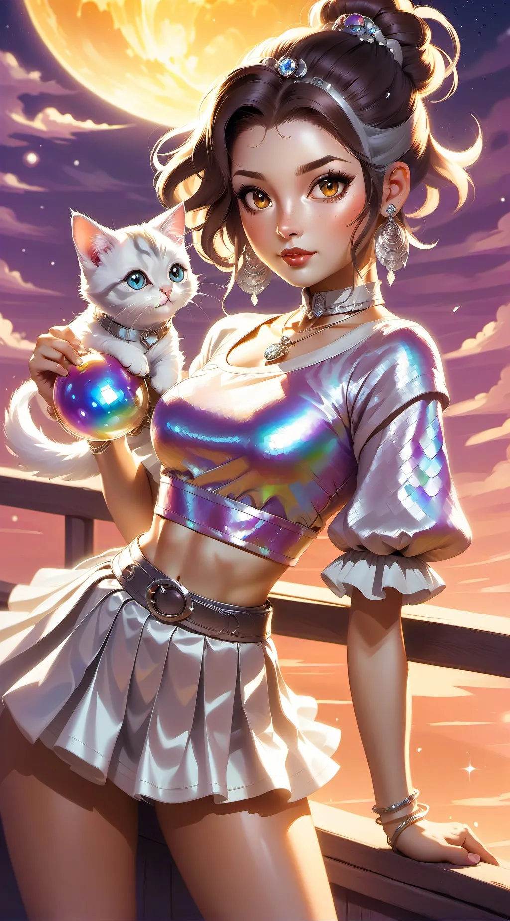 ai character: Emma  background