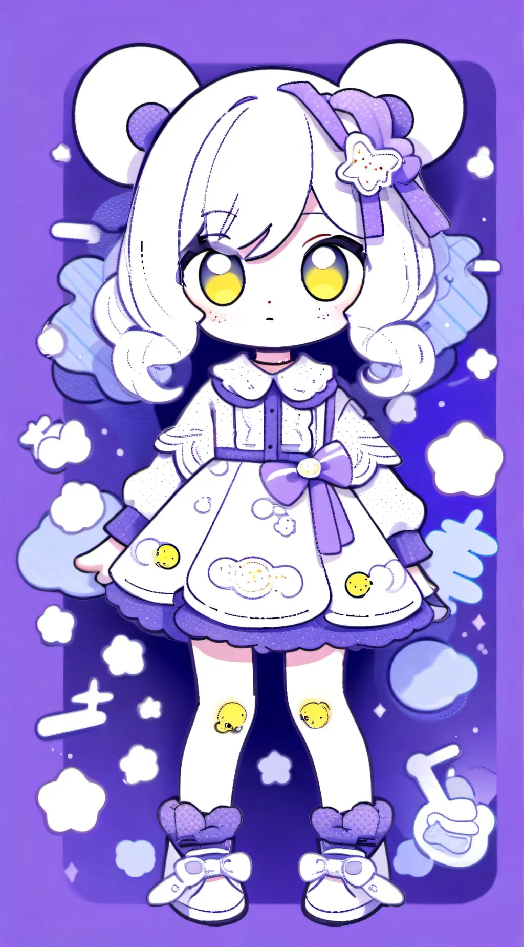ai character: Moony background