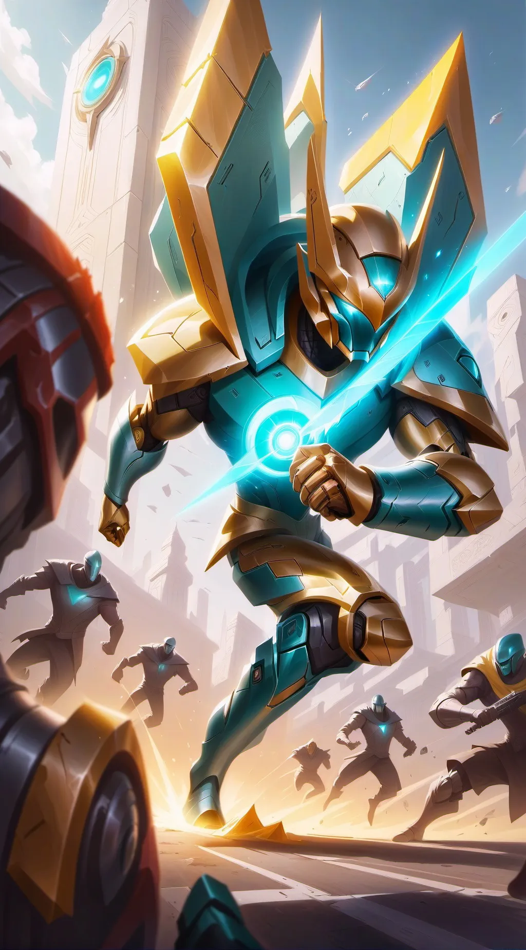 ai character: Spectacular seven background