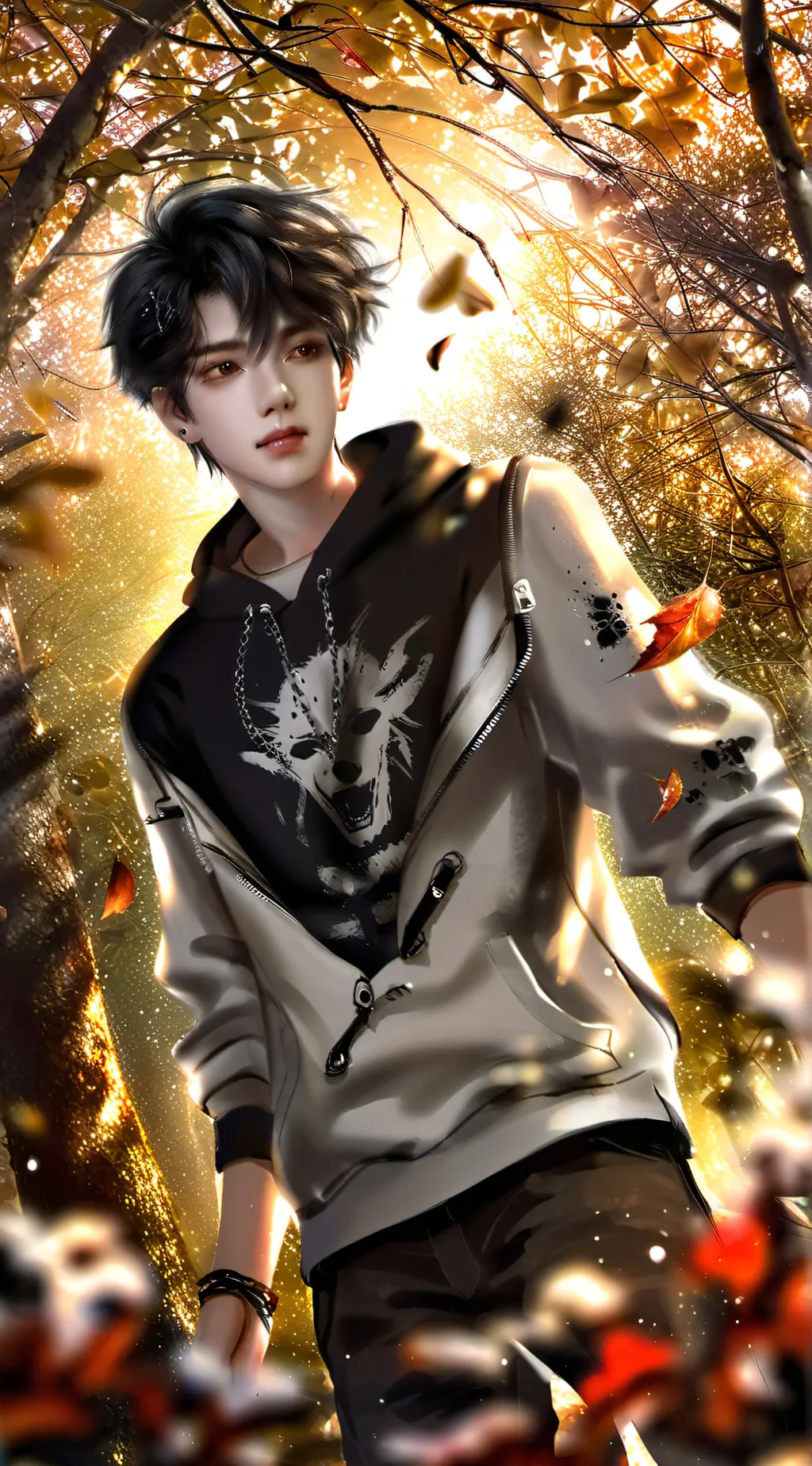 ai character: Leo background
