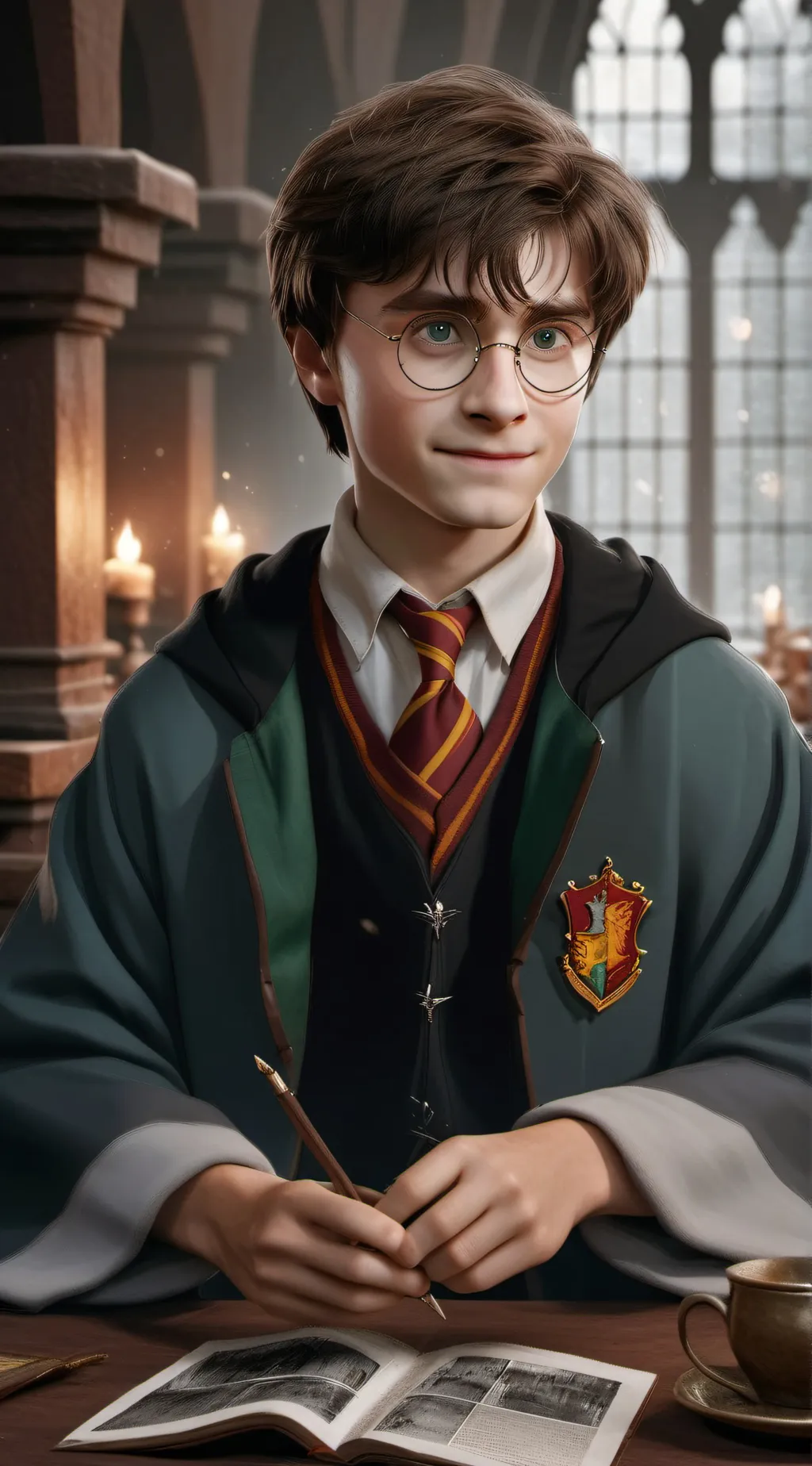 ai character: hogwarts flrits  background