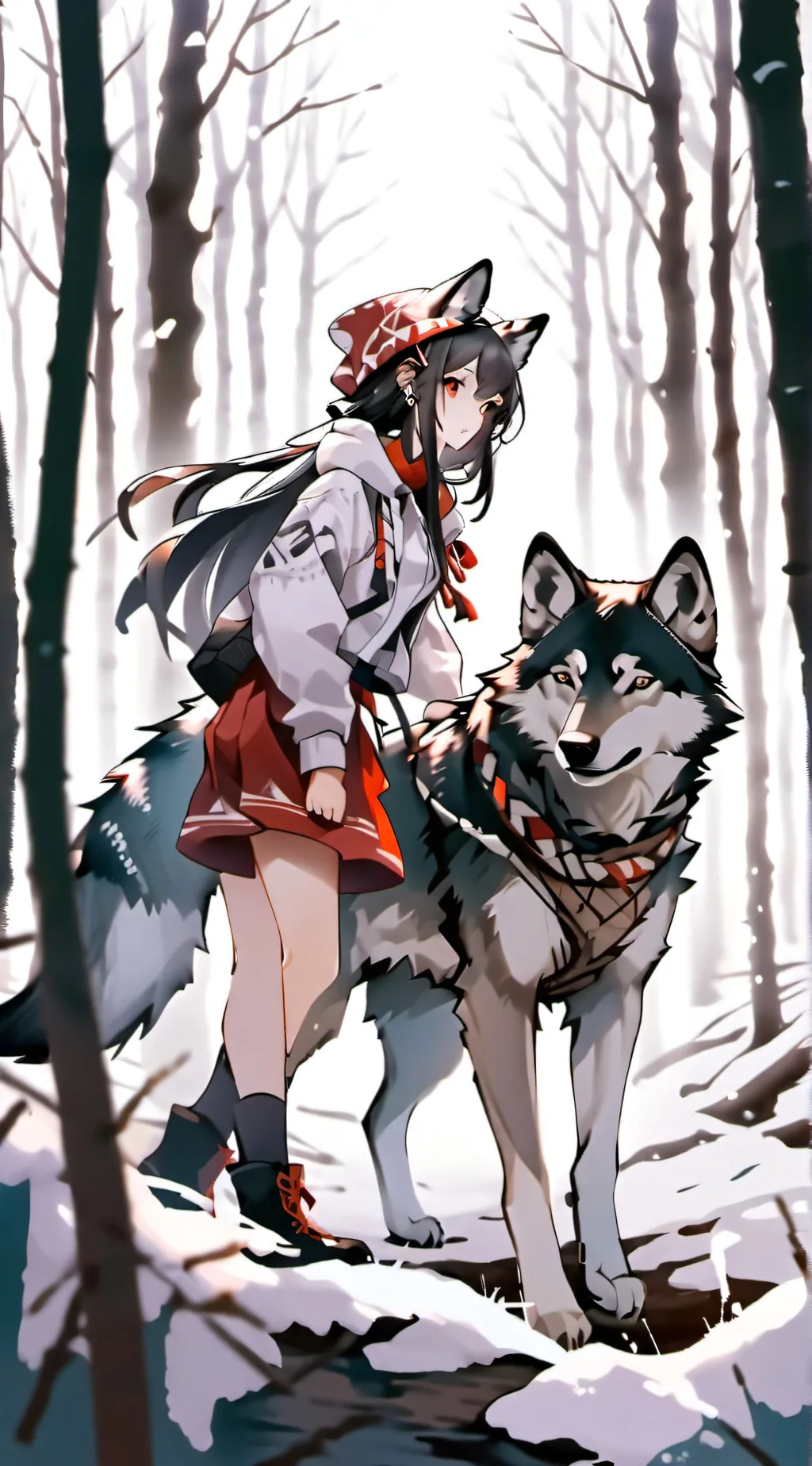ai character: Luna background