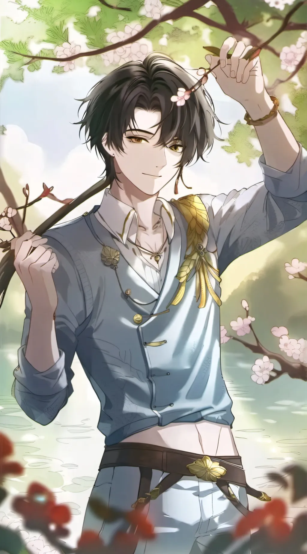 ai character: Leo background