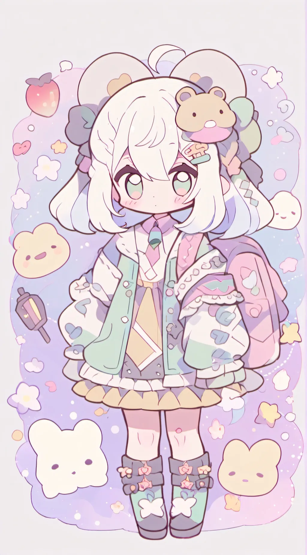 ai character: Your cute baby background