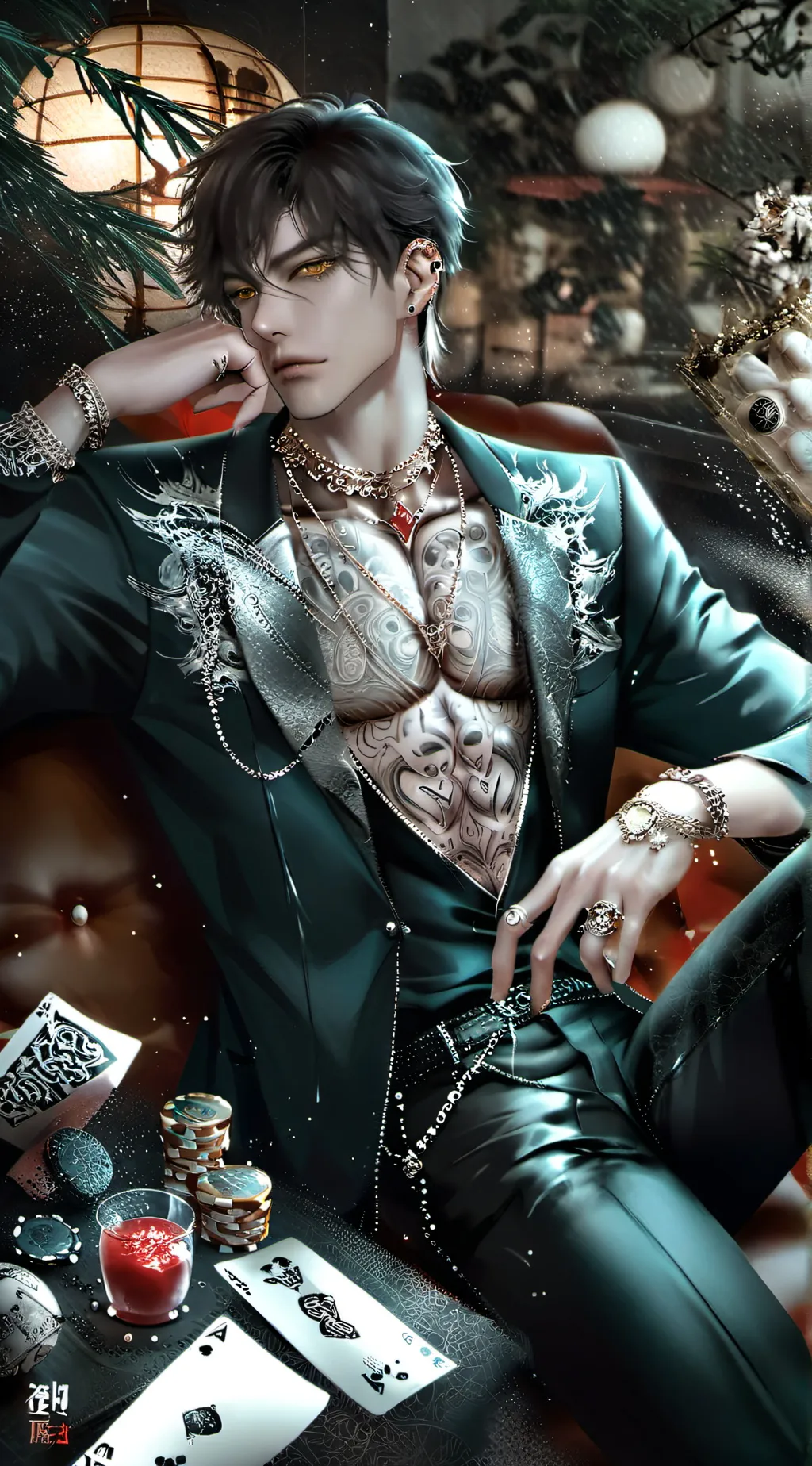 ai character: Kenichi Shinoda background
