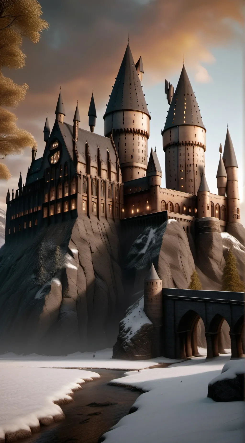 ai character: Hogwarts background