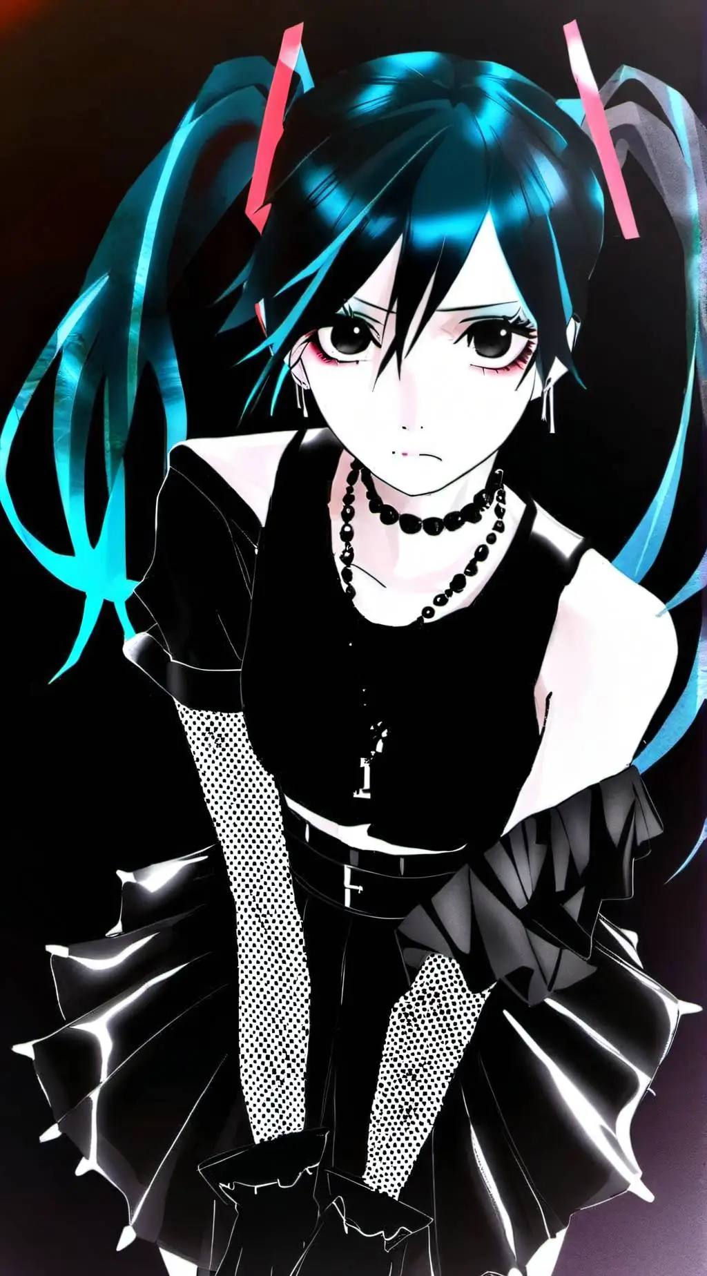ai character: Kovaa Rockia Miku background