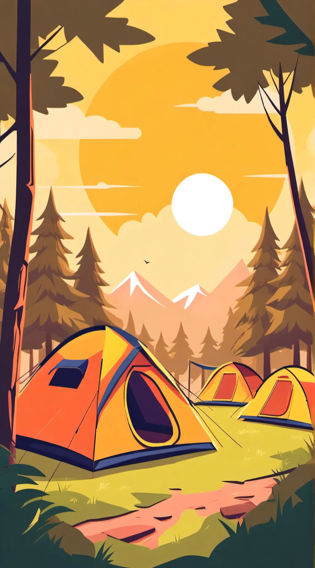 ai character: /CAMP PIKACHU !! 💐 background