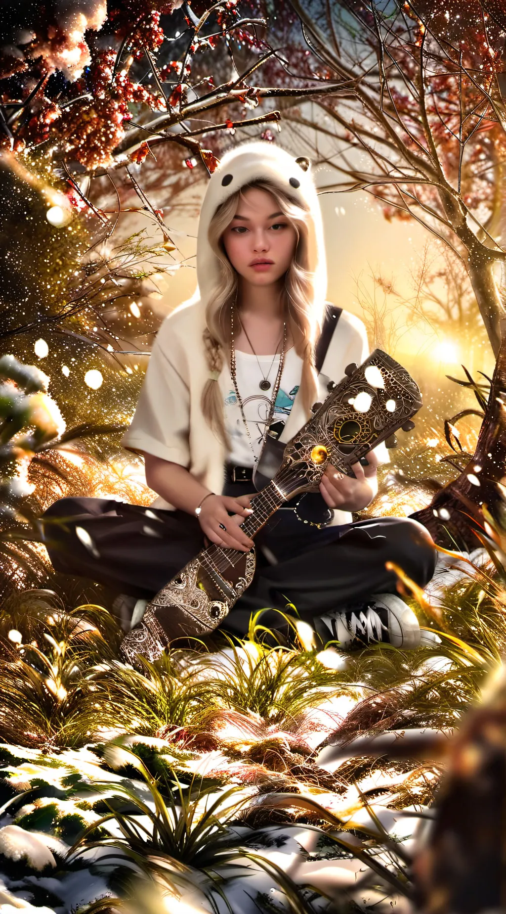 ai character: baby kia gf background
