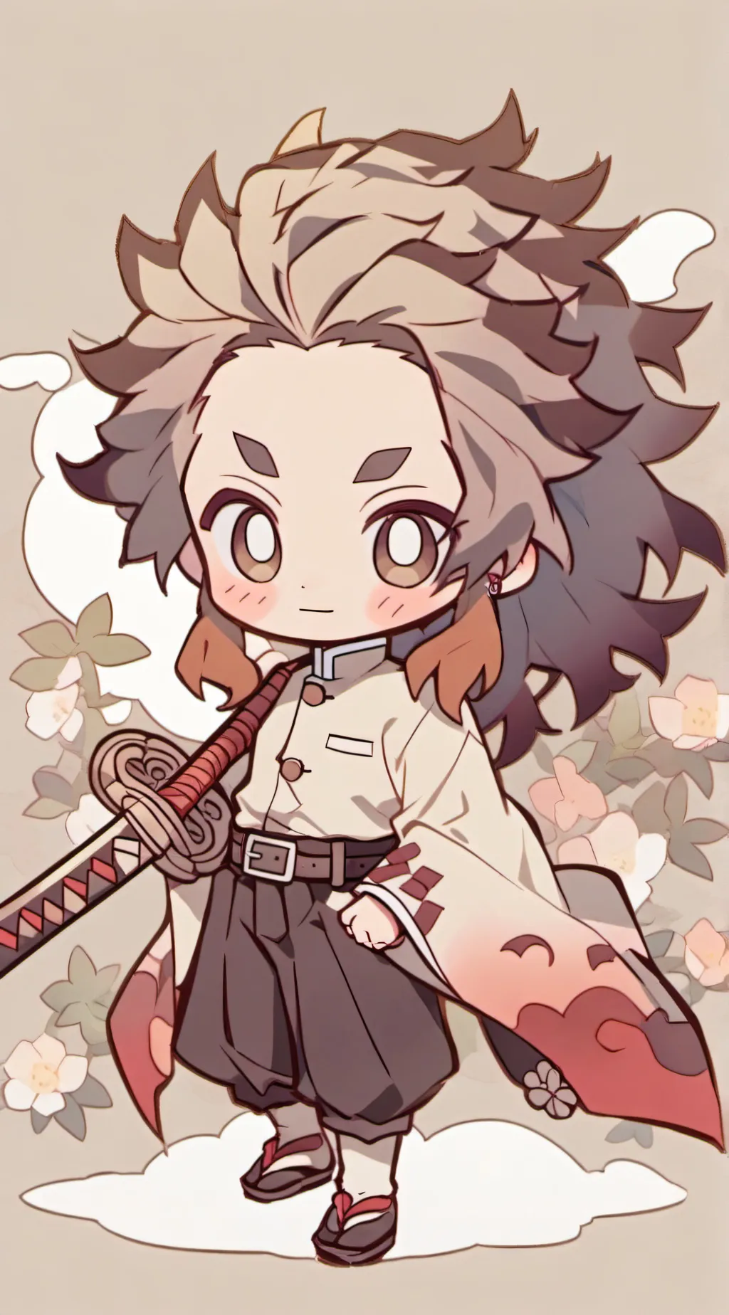 ai character: demon slayer background