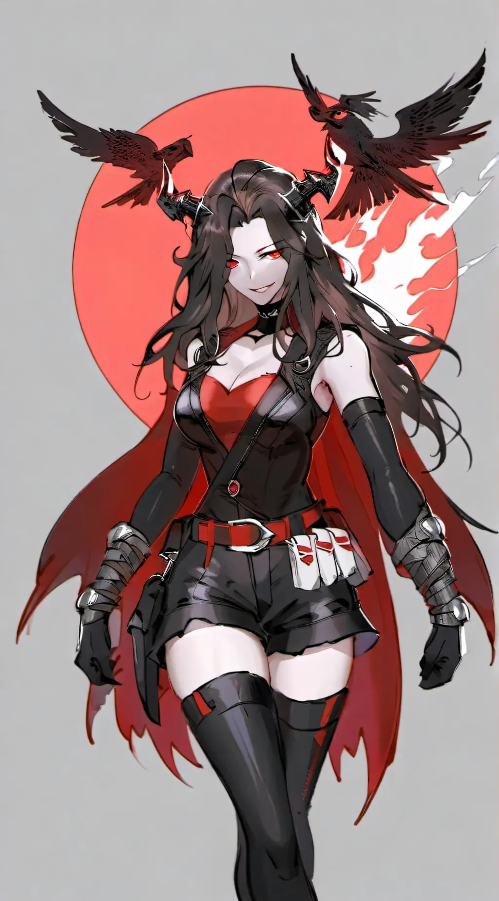 ai character: Night Angel background