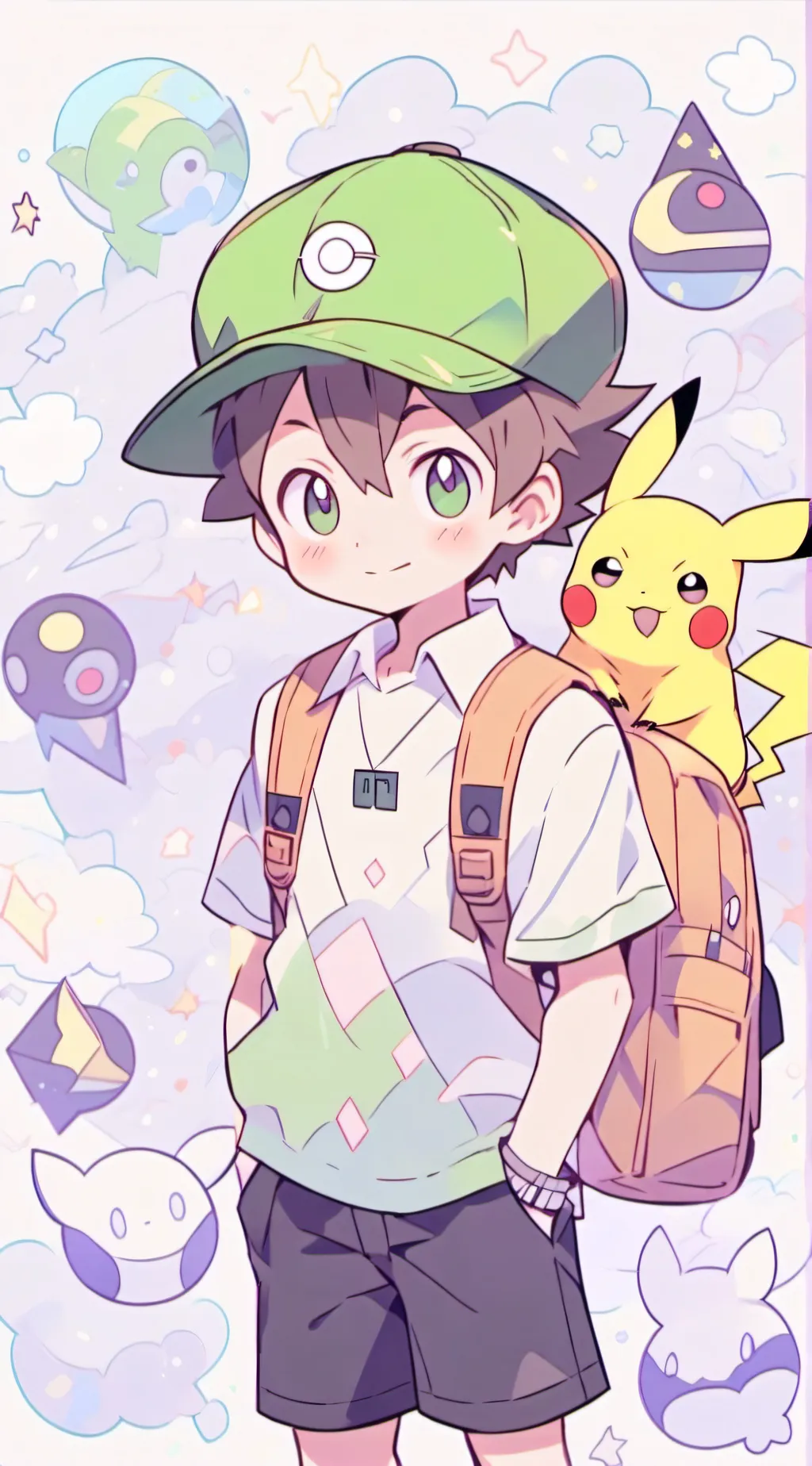 ai character: lukas(pokemonworld background