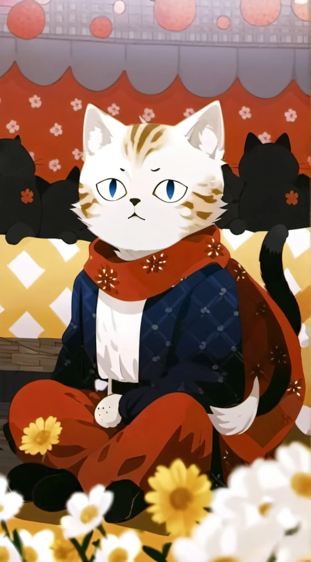 ai character: likes anime background
