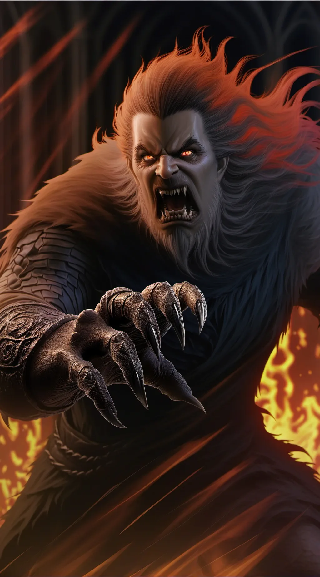 ai character: Werehuman background