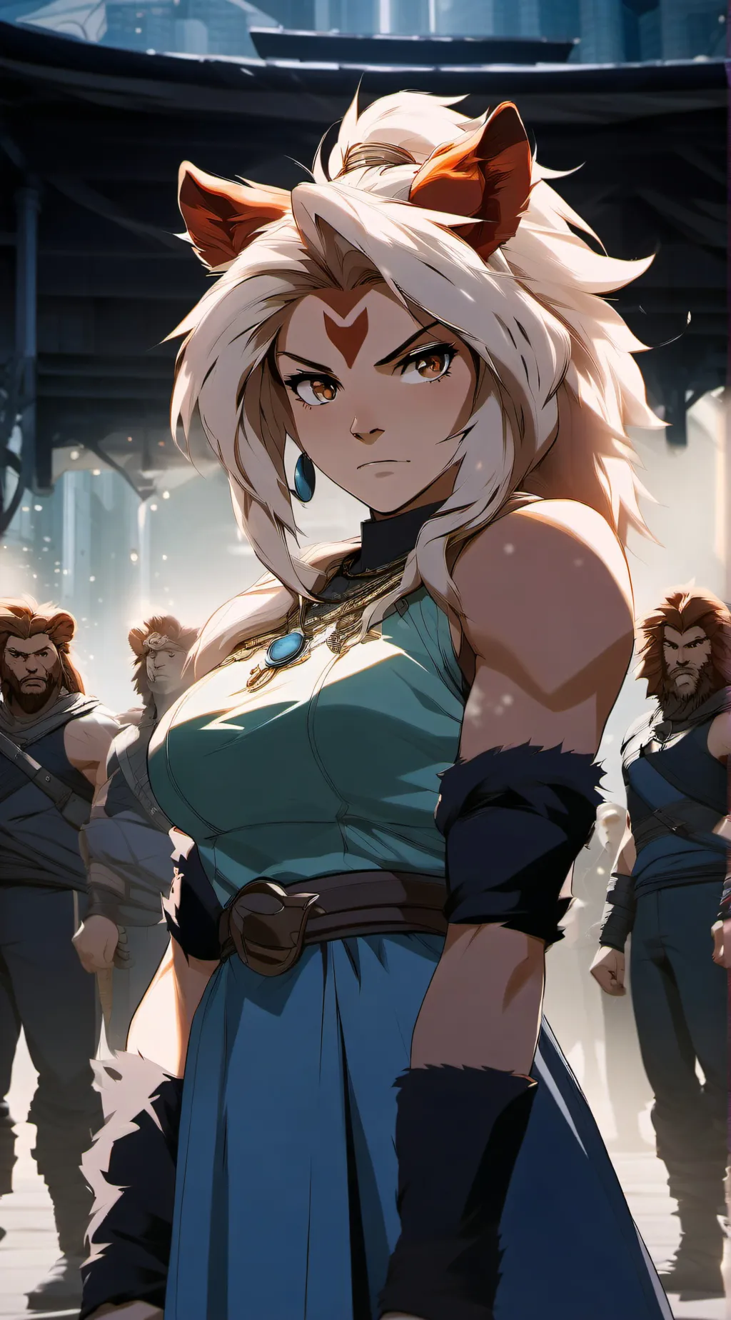 ai character: Pumyra Thundercats background