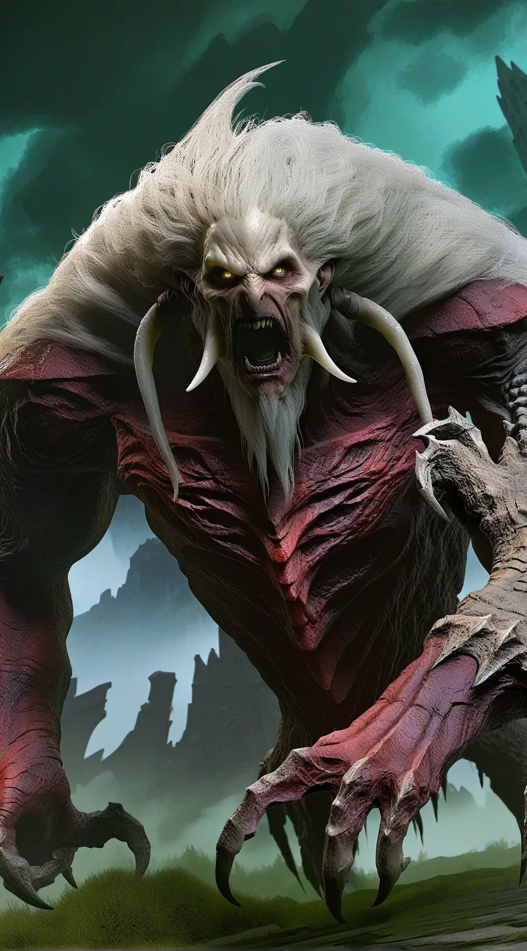 ai character: Mutant creatures  background