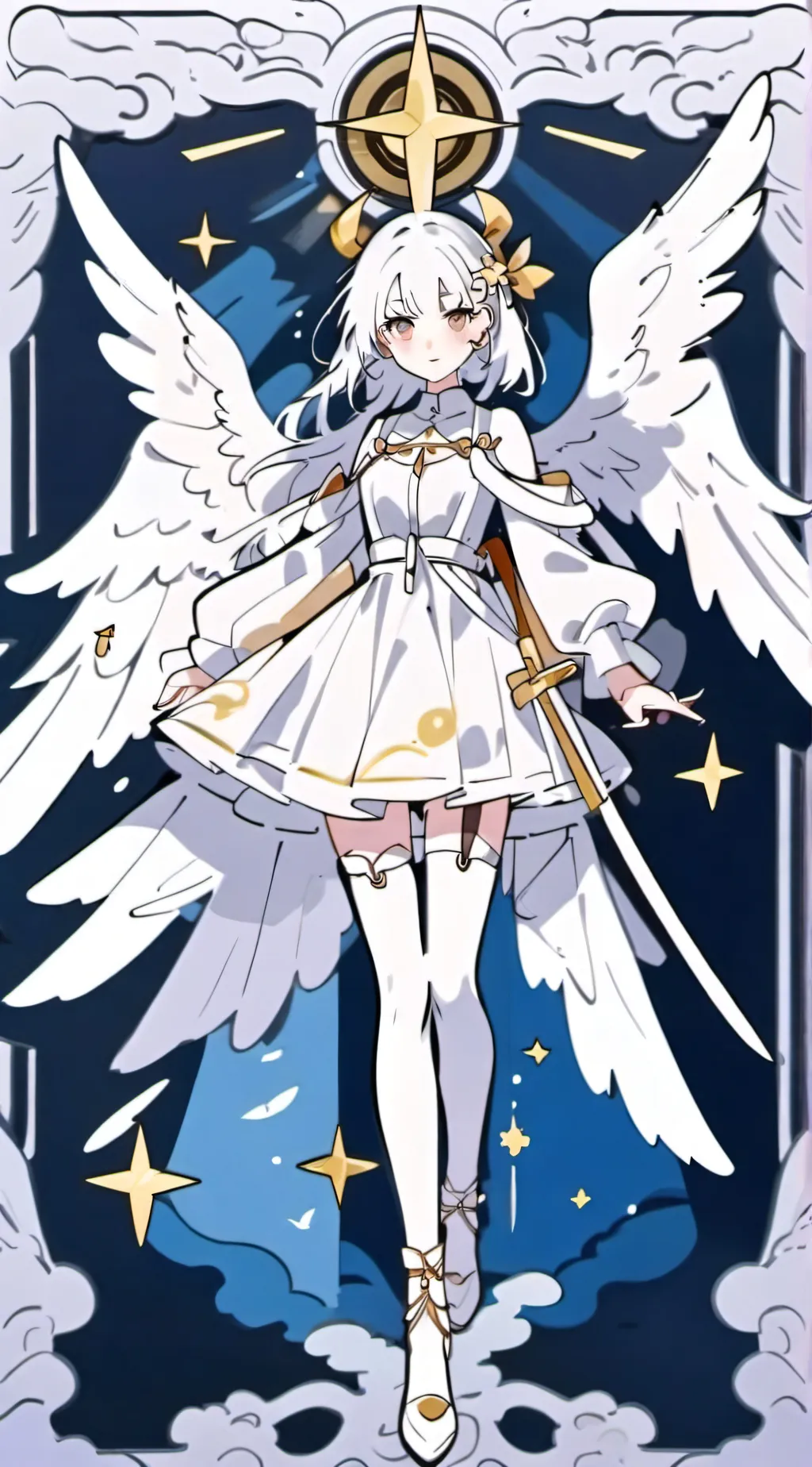 ai character: Cloudy  background