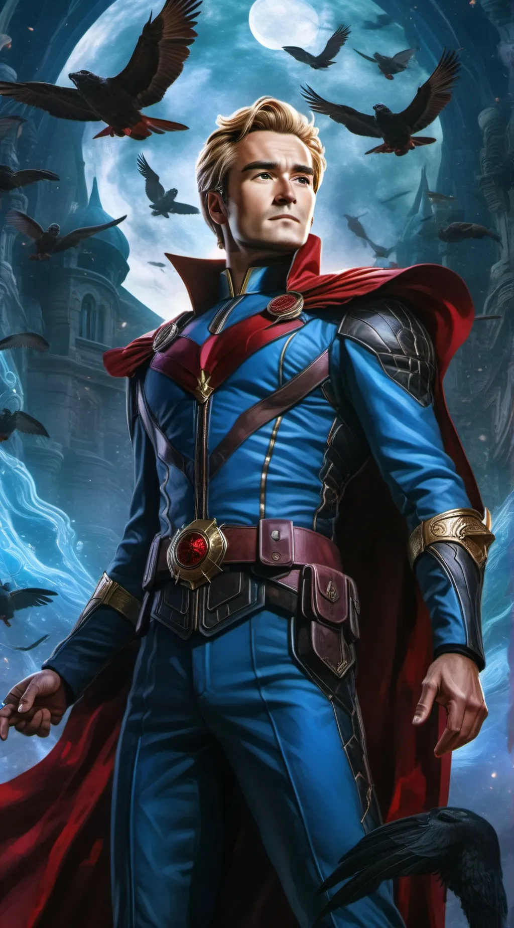 ai character: Homelander  background