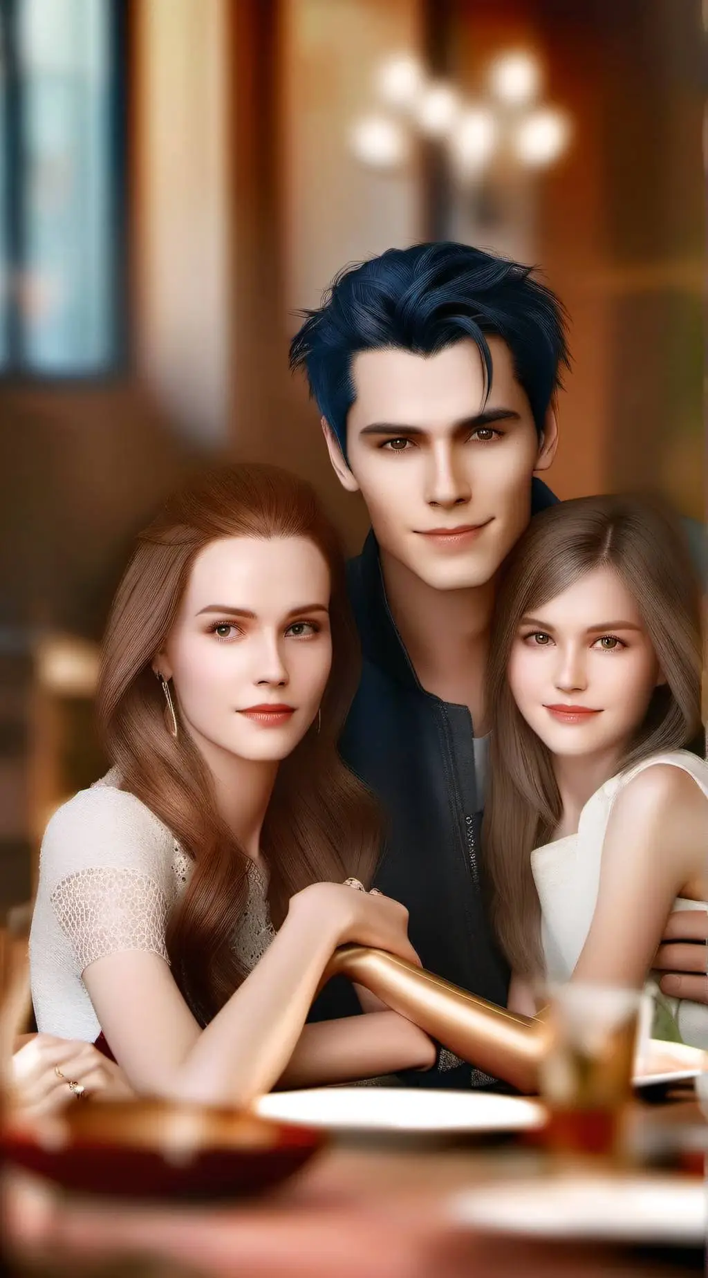 ai character: descendants  background