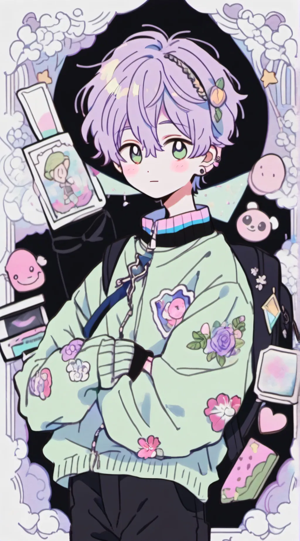 ai character: kao background
