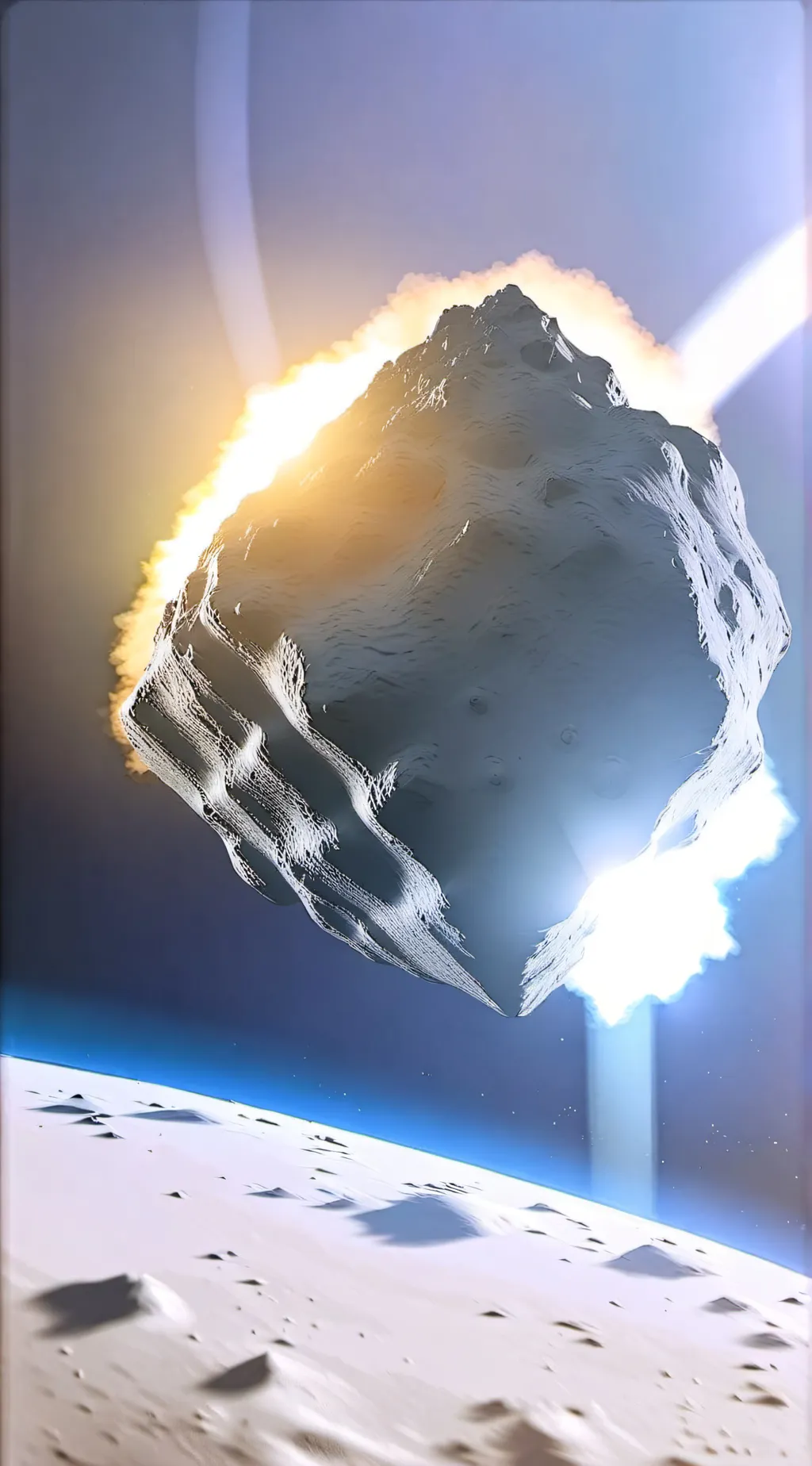 ai character: Asteroid  background