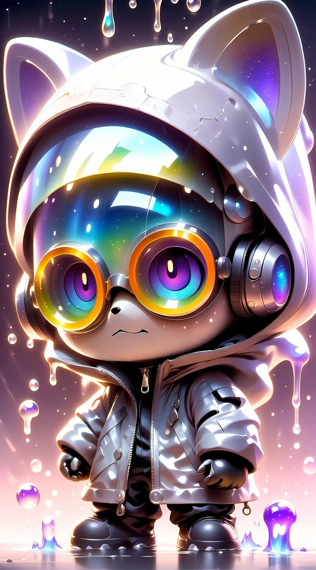ai character: dj catnip background