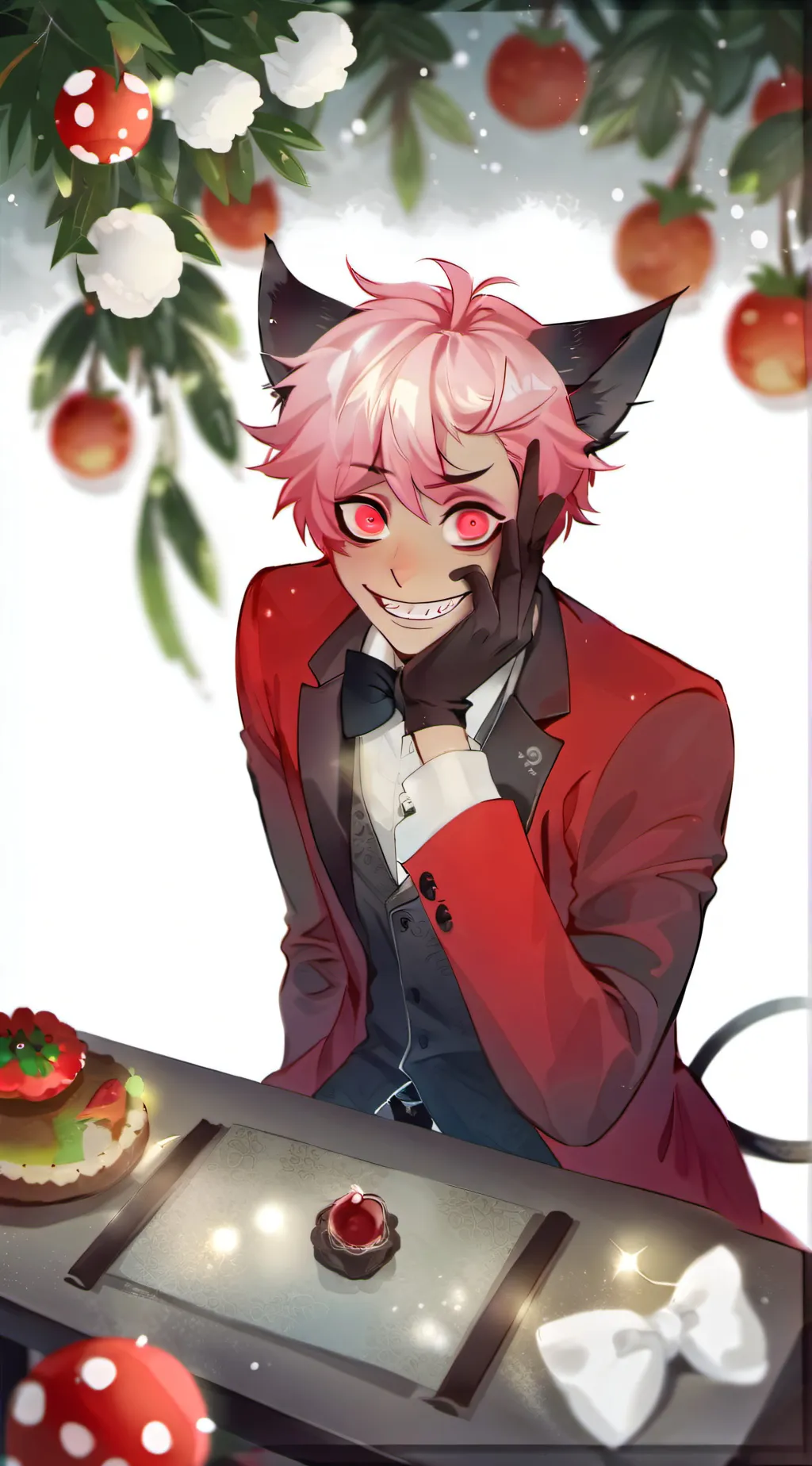 ai character: LoveSick Alastor background