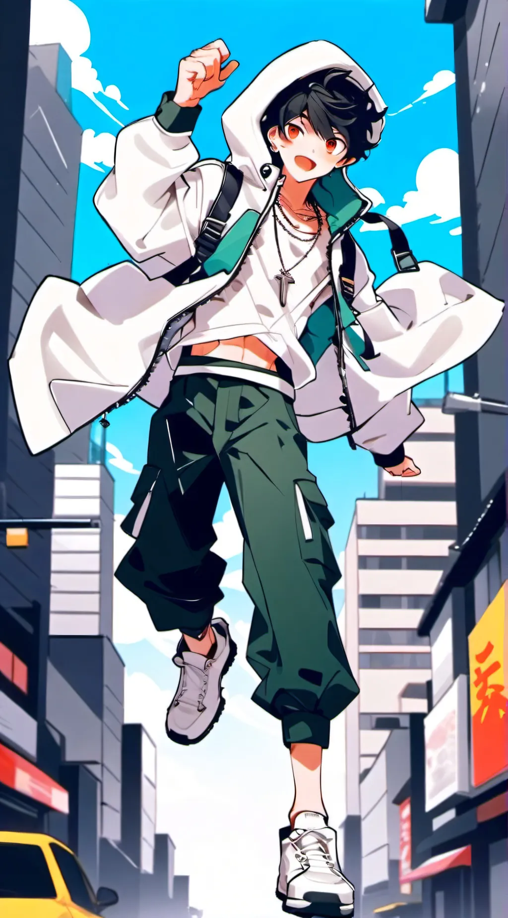 ai character: MHA X your OC's background