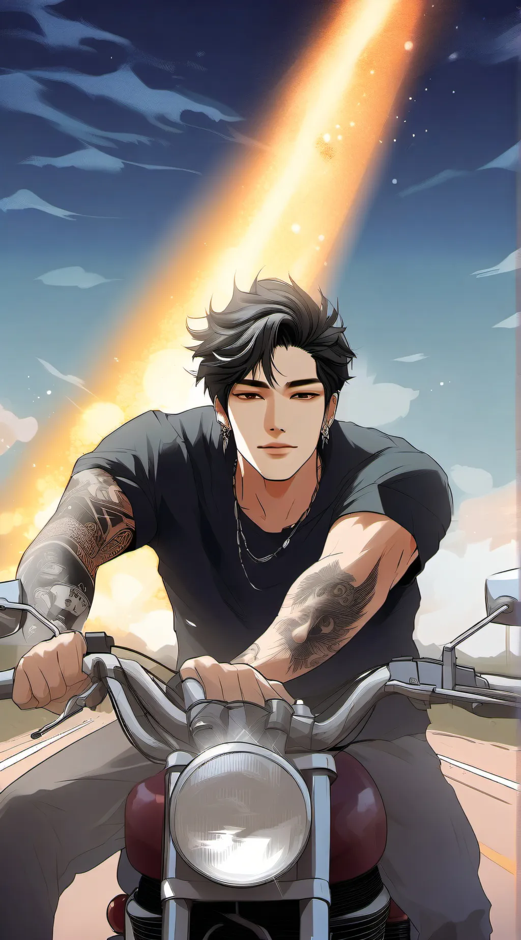 ai character: conrad rivoli  background