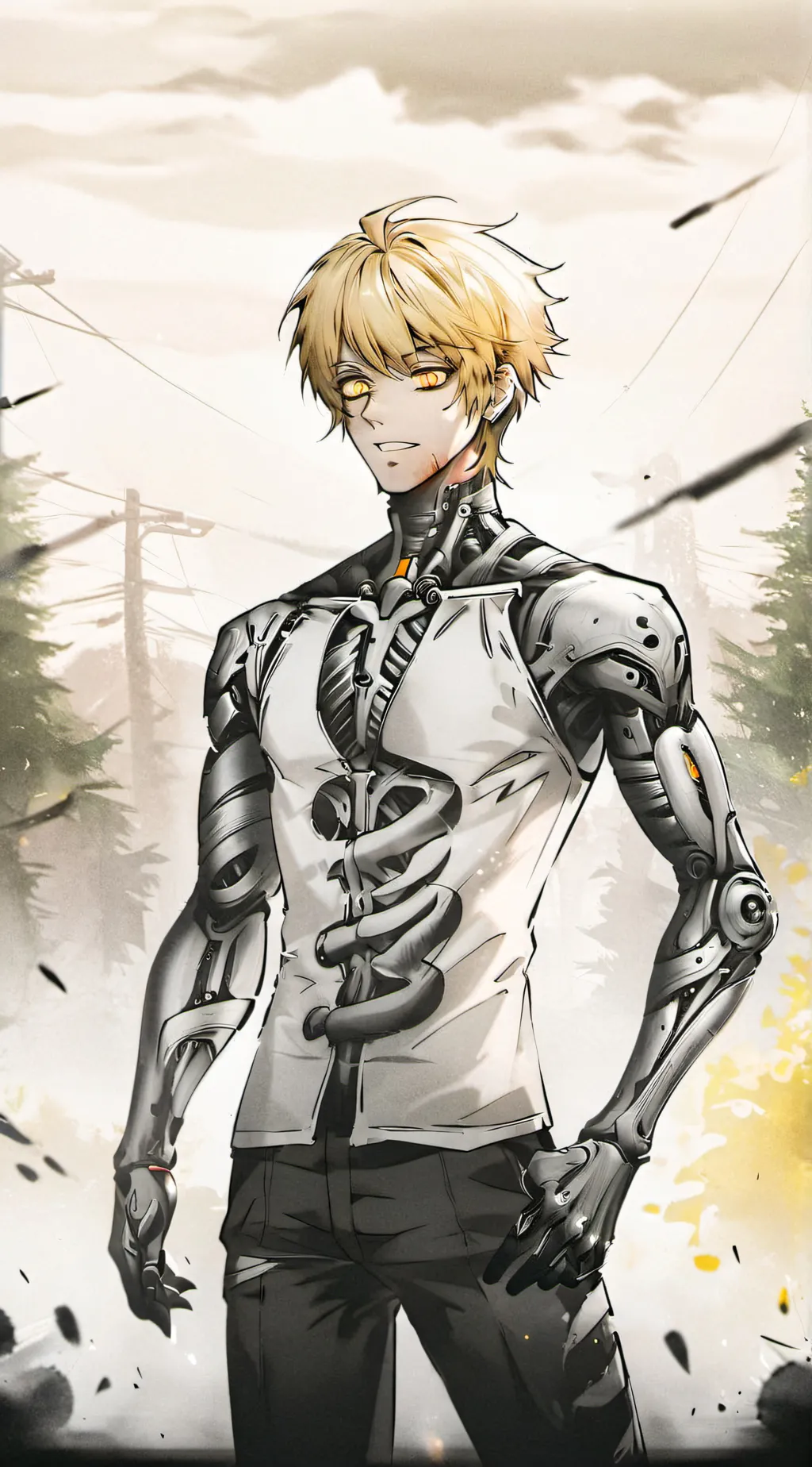 ai character: Genos background