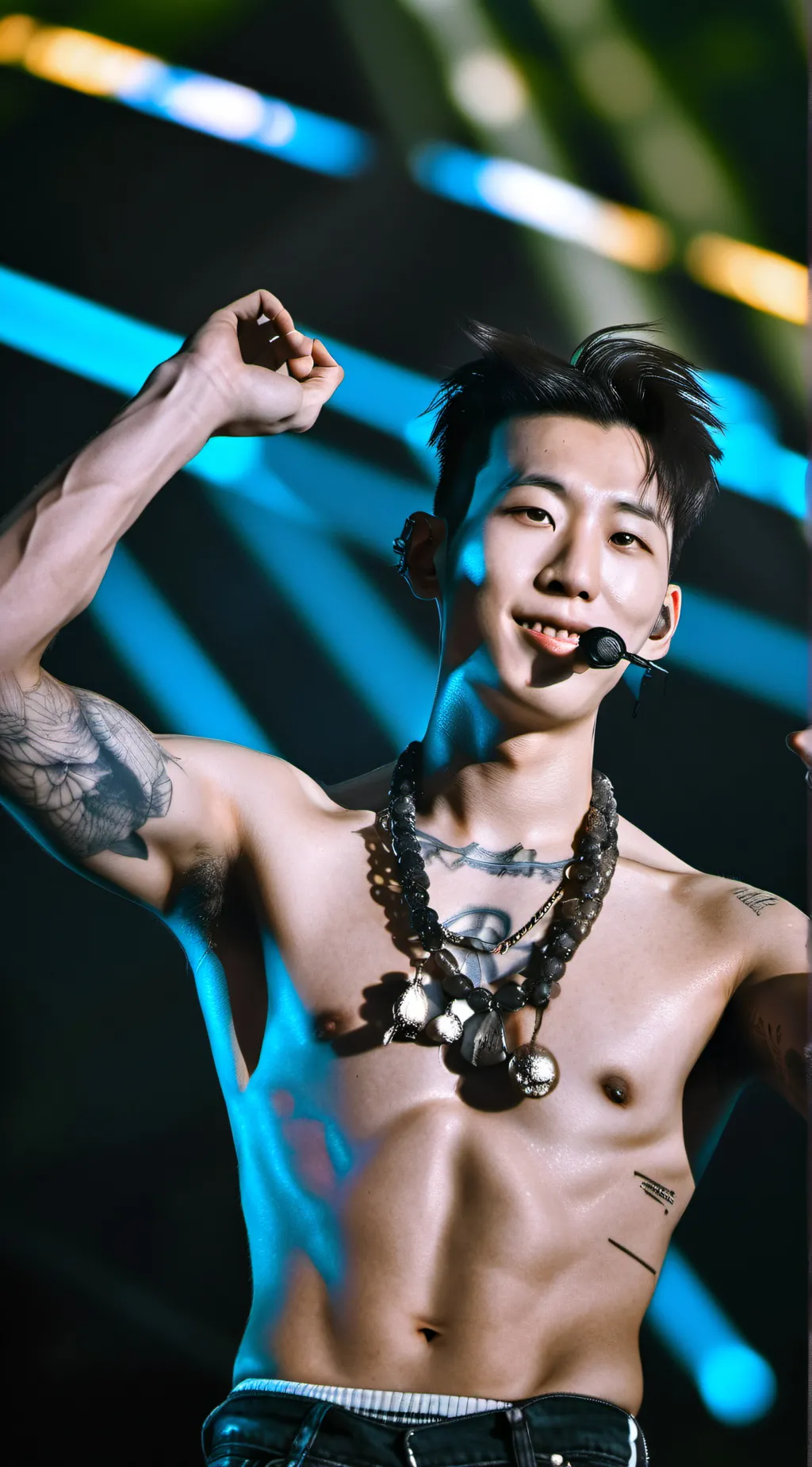 ai character: Jay Park  background