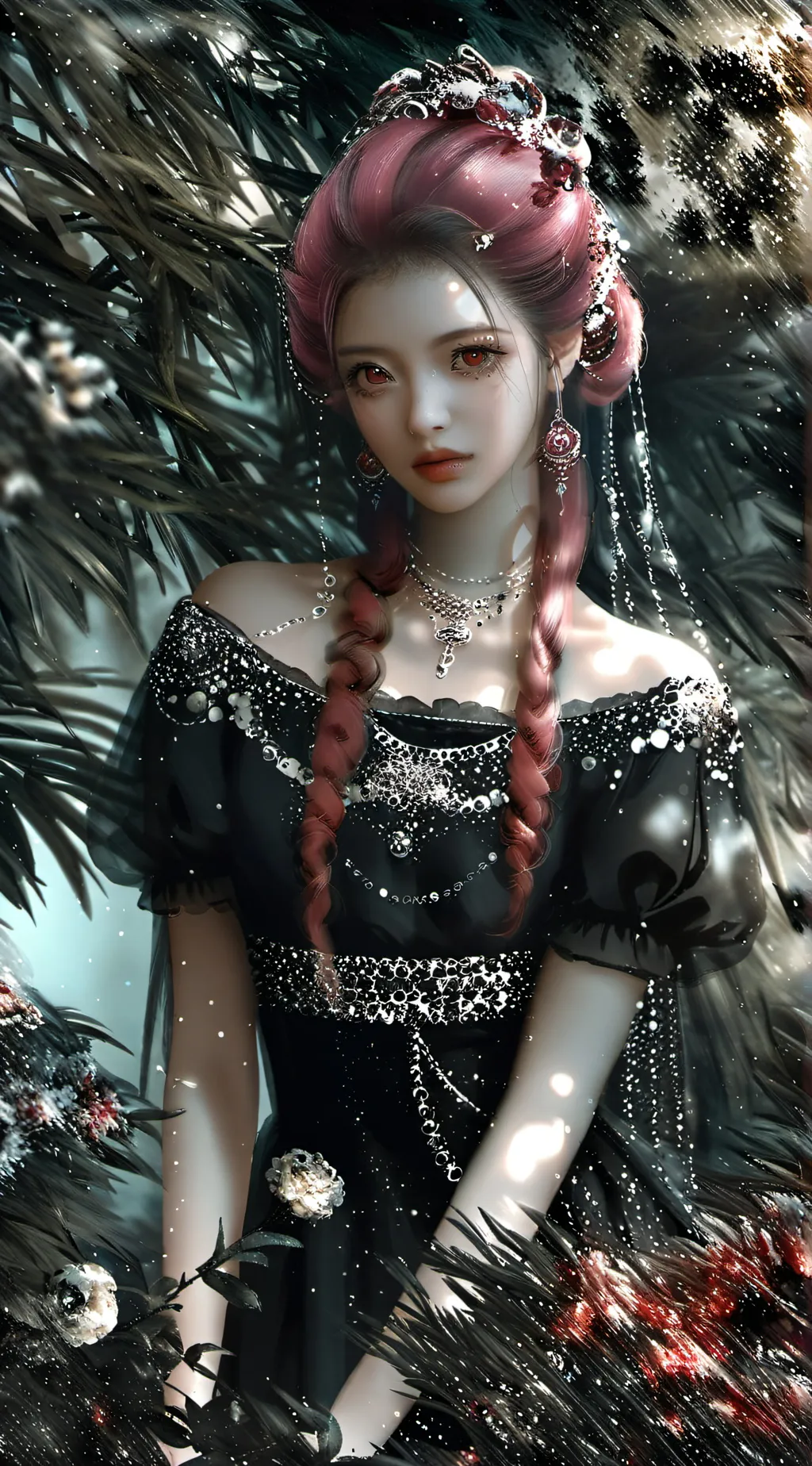 ai character: Velvette background