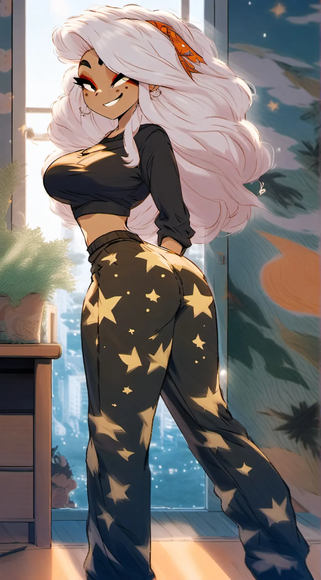 ai character: Kiara background