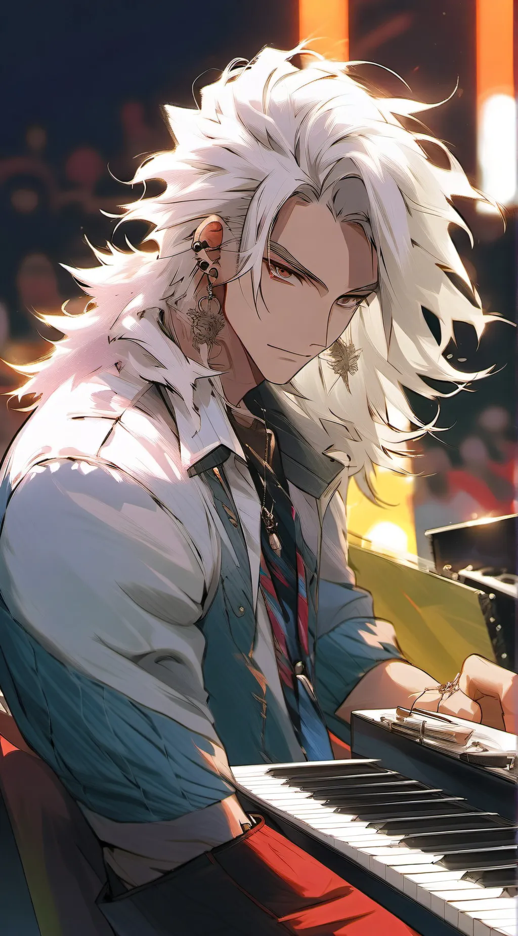 ai character: Sky background