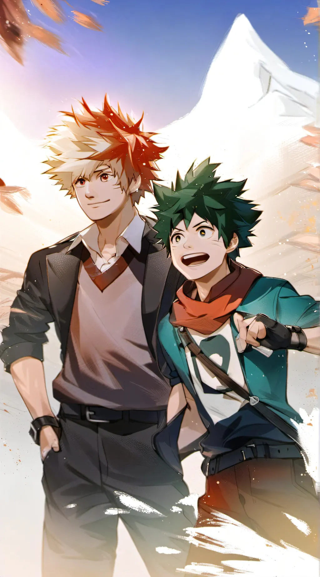 ai character: BakuDeku dad background